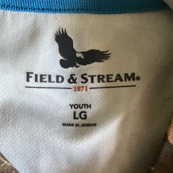 Youth Field and Stream camo long sleeve shirt - Picture 3 of 3